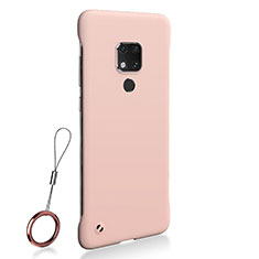 Handyhülle Hülle Kunststoff Schutzhülle Tasche Matt P01 für Huawei Mate 20 Rosa