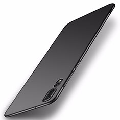 Handyhülle Hülle Kunststoff Schutzhülle Tasche Matt P01 für Huawei P20 Pro Schwarz