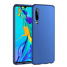 Handyhülle Hülle Kunststoff Schutzhülle Tasche Matt P01 für Huawei P30 Blau