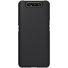 Handyhülle Hülle Kunststoff Schutzhülle Tasche Matt P01 für Samsung Galaxy A90 4G Schwarz