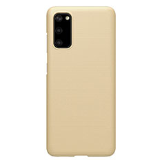 Handyhülle Hülle Kunststoff Schutzhülle Tasche Matt P01 für Samsung Galaxy S20 5G Gold