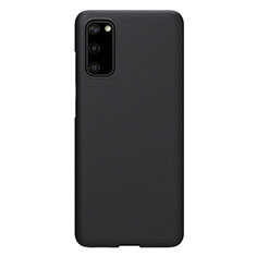 Handyhülle Hülle Kunststoff Schutzhülle Tasche Matt P01 für Samsung Galaxy S20 Schwarz