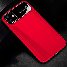 Handyhülle Hülle Kunststoff Schutzhülle Tasche Matt P02 für Apple iPhone 11 Rot