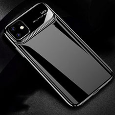 Handyhülle Hülle Kunststoff Schutzhülle Tasche Matt P02 für Apple iPhone 11 Schwarz