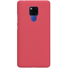 Handyhülle Hülle Kunststoff Schutzhülle Tasche Matt P02 für Huawei Mate 20 Rot