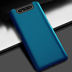 Handyhülle Hülle Kunststoff Schutzhülle Tasche Matt P02 für Samsung Galaxy A90 4G Blau