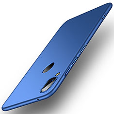 Handyhülle Hülle Kunststoff Schutzhülle Tasche Matt R01 für Huawei Y9 (2019) Blau