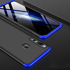 Handyhülle Hülle Kunststoff Schutzhülle Tasche Matt Vorder und Rückseite 360 Grad für Huawei Enjoy 9s Blau und Schwarz