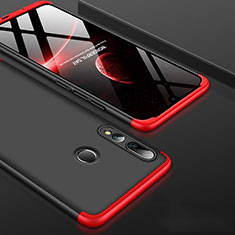 Handyhülle Hülle Kunststoff Schutzhülle Tasche Matt Vorder und Rückseite 360 Grad für Huawei Honor 20E Rot und Schwarz