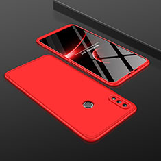 Handyhülle Hülle Kunststoff Schutzhülle Tasche Matt Vorder und Rückseite 360 Grad für Huawei Honor View 10 Lite Rot