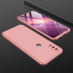 Handyhülle Hülle Kunststoff Schutzhülle Tasche Matt Vorder und Rückseite 360 Grad für Huawei P Smart (2019) Rosegold