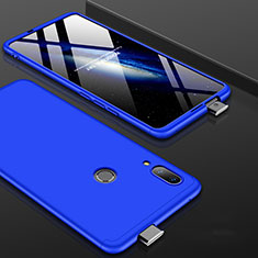 Handyhülle Hülle Kunststoff Schutzhülle Tasche Matt Vorder und Rückseite 360 Grad für Huawei P Smart Z Blau