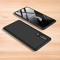 Handyhülle Hülle Kunststoff Schutzhülle Tasche Matt Vorder und Rückseite 360 Grad für Xiaomi Mi 9 Lite Schwarz