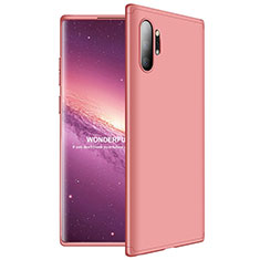 Handyhülle Hülle Kunststoff Schutzhülle Tasche Matt Vorder und Rückseite 360 Grad M01 für Samsung Galaxy Note 10 Plus Rosegold