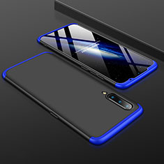 Handyhülle Hülle Kunststoff Schutzhülle Tasche Matt Vorder und Rückseite 360 Grad M01 für Xiaomi Mi 9 Pro 5G Blau und Schwarz
