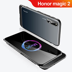 Handyhülle Hülle Kunststoff Schutzhülle Tasche Matt Vorder und Rückseite 360 Grad M02 für Huawei Honor Magic 2 Schwarz