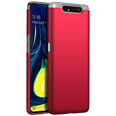 Handyhülle Hülle Kunststoff Schutzhülle Tasche Matt Z01 für Samsung Galaxy A90 4G Rot