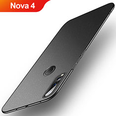 Handyhülle Hülle Kunststoff Schutzhülle Tasche Treibsand für Huawei Nova 4 Schwarz
