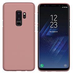 Handyhülle Hülle Kunststoff Tasche Matt M02 für Samsung Galaxy S9 Plus Rosegold