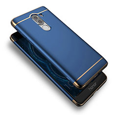 Handyhülle Hülle Luxus Aluminium Metall für Huawei Honor 6X Pro Blau