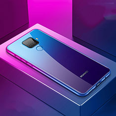 Handyhülle Hülle Luxus Aluminium Metall Rahmen Spiegel 360 Grad Tasche M06 für Huawei Nova 5i Pro Violett