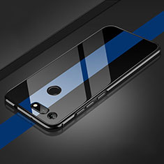 Handyhülle Hülle Luxus Aluminium Metall Rahmen Spiegel 360 Grad Tasche Z02 für Huawei Honor View 20 Blau