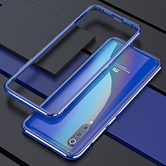 Handyhülle Hülle Luxus Aluminium Metall Rahmen Tasche für Xiaomi Mi 9 Blau
