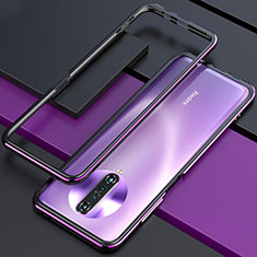 Handyhülle Hülle Luxus Aluminium Metall Rahmen Tasche für Xiaomi Redmi K30 4G Violett