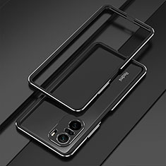 Handyhülle Hülle Luxus Aluminium Metall Rahmen Tasche für Xiaomi Redmi K40 Pro+ Plus 5G Schwarz