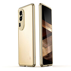 Handyhülle Hülle Luxus Aluminium Metall Rahmen Tasche JZ1 für Oppo Reno10 Pro+ Plus 5G Gold