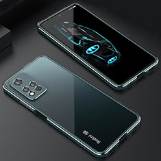 Handyhülle Hülle Luxus Aluminium Metall Rahmen Tasche S01 für Xiaomi Mi 11i 5G (2022) Grün