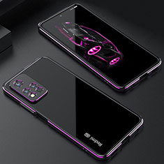 Handyhülle Hülle Luxus Aluminium Metall Rahmen Tasche S01 für Xiaomi Mi 11i 5G (2022) Violett