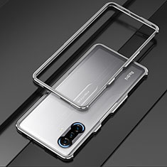 Handyhülle Hülle Luxus Aluminium Metall Rahmen Tasche S01 für Xiaomi Poco F3 GT 5G Grau