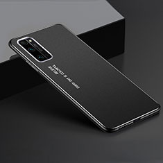 Handyhülle Hülle Luxus Aluminium Metall Tasche für Huawei Honor 30 Pro+ Plus Schwarz