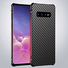 Handyhülle Hülle Luxus Aluminium Metall Tasche für Samsung Galaxy S10 Plus Rot