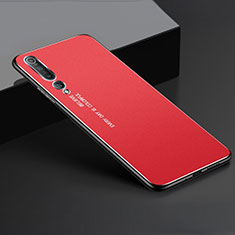 Handyhülle Hülle Luxus Aluminium Metall Tasche M01 für Xiaomi Mi 10 Rot