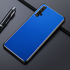 Handyhülle Hülle Luxus Aluminium Metall Tasche T01 für Huawei Honor 20S Blau