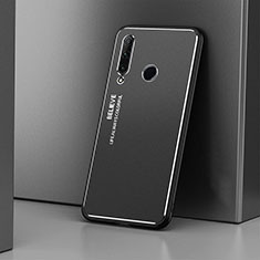 Handyhülle Hülle Luxus Aluminium Metall Tasche T01 für Huawei P Smart+ Plus (2019) Schwarz