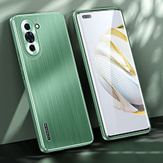 Handyhülle Hülle Luxus Aluminium Metall und Silikon Rahmen Tasche JL1 für Huawei Nova 10 Pro Grün