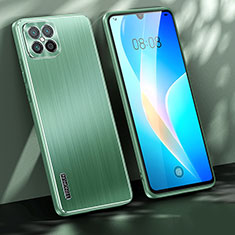 Handyhülle Hülle Luxus Aluminium Metall und Silikon Rahmen Tasche JL1 für Huawei Nova 8 SE 4G Grün