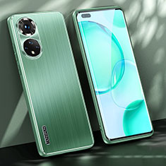 Handyhülle Hülle Luxus Aluminium Metall und Silikon Rahmen Tasche JL1 für Huawei Nova 9 Pro Grün