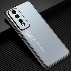 Handyhülle Hülle Luxus Aluminium Metall und Silikon Rahmen Tasche JL2 für Huawei Honor 80 GT 5G Blau