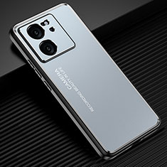 Handyhülle Hülle Luxus Aluminium Metall und Silikon Rahmen Tasche JL2 für Xiaomi Redmi K60 Ultra 5G Blau