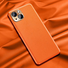 Handyhülle Hülle Luxus Leder Schutzhülle A01 für Apple iPhone 13 Mini Orange