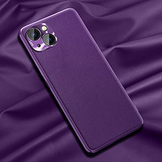 Handyhülle Hülle Luxus Leder Schutzhülle A01 für Apple iPhone 13 Violett