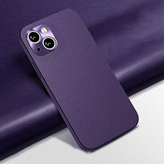 Handyhülle Hülle Luxus Leder Schutzhülle A02 für Apple iPhone 13 Mini Violett