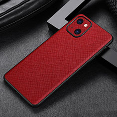 Handyhülle Hülle Luxus Leder Schutzhülle A04 für Apple iPhone 13 Mini Rot