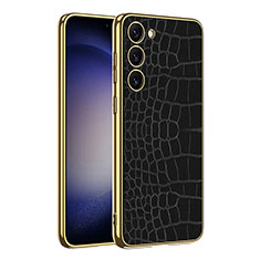 Handyhülle Hülle Luxus Leder Schutzhülle AC2 für Samsung Galaxy S21 Plus 5G Schwarz