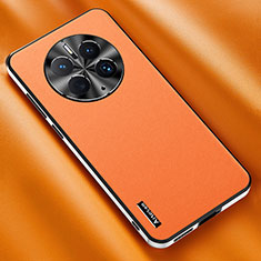 Handyhülle Hülle Luxus Leder Schutzhülle AT1 für Huawei Mate 50E Orange