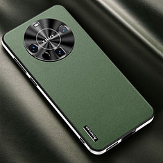 Handyhülle Hülle Luxus Leder Schutzhülle AT2 für Huawei Mate 60 Pro+ Plus Grün